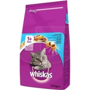 en iyi kuru kedi maması, Whiskas - Ton Balıklı Ve Sebzeli Yetişkin Kuru Kedi Maması 1.4 KG